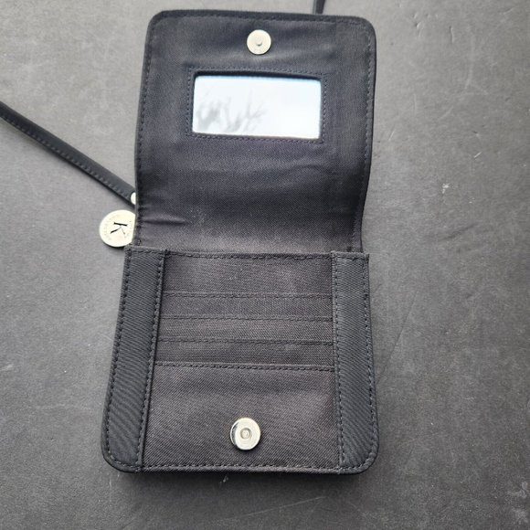 Small Organizer Crossbody Bag Purse Wallet on String Animal Print Koltov - Picture 5 of 10